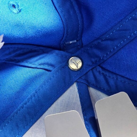 Puma Italia National Soccer Team Dad Hat Cap Blue White 3D Vinyl Logo Adjustable - Picture 10 of 10